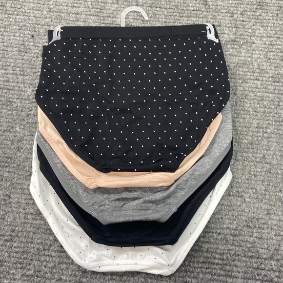 Nautica Intimates Women’s High-Waisted Briefs 5-Pack (2380) - Picture 2 of 4